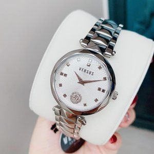 Sale! New! Versace Versus Convent Silver Ladies Watch w/ box